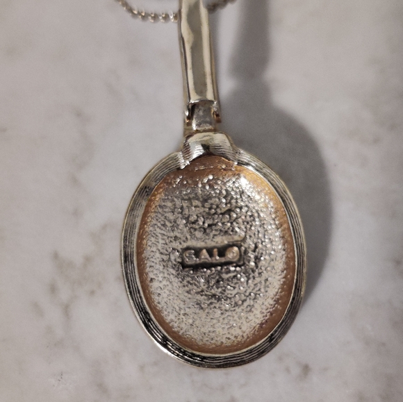 Vintage Authentic Swarovski S.A.L Pendant/ Pearls Enhancer Necklace - Picture 10 of 12